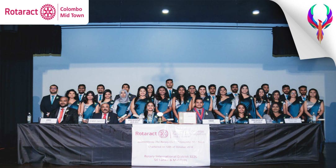 The cover picture for the article of the installation ceremony of the rotaract club of uoc fmf